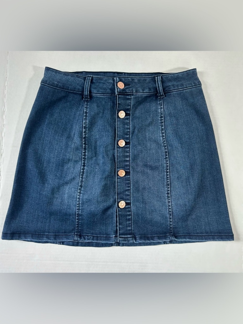 3/$30 SALE Celebrity Pink Dark Blue Denim Mini Skirt